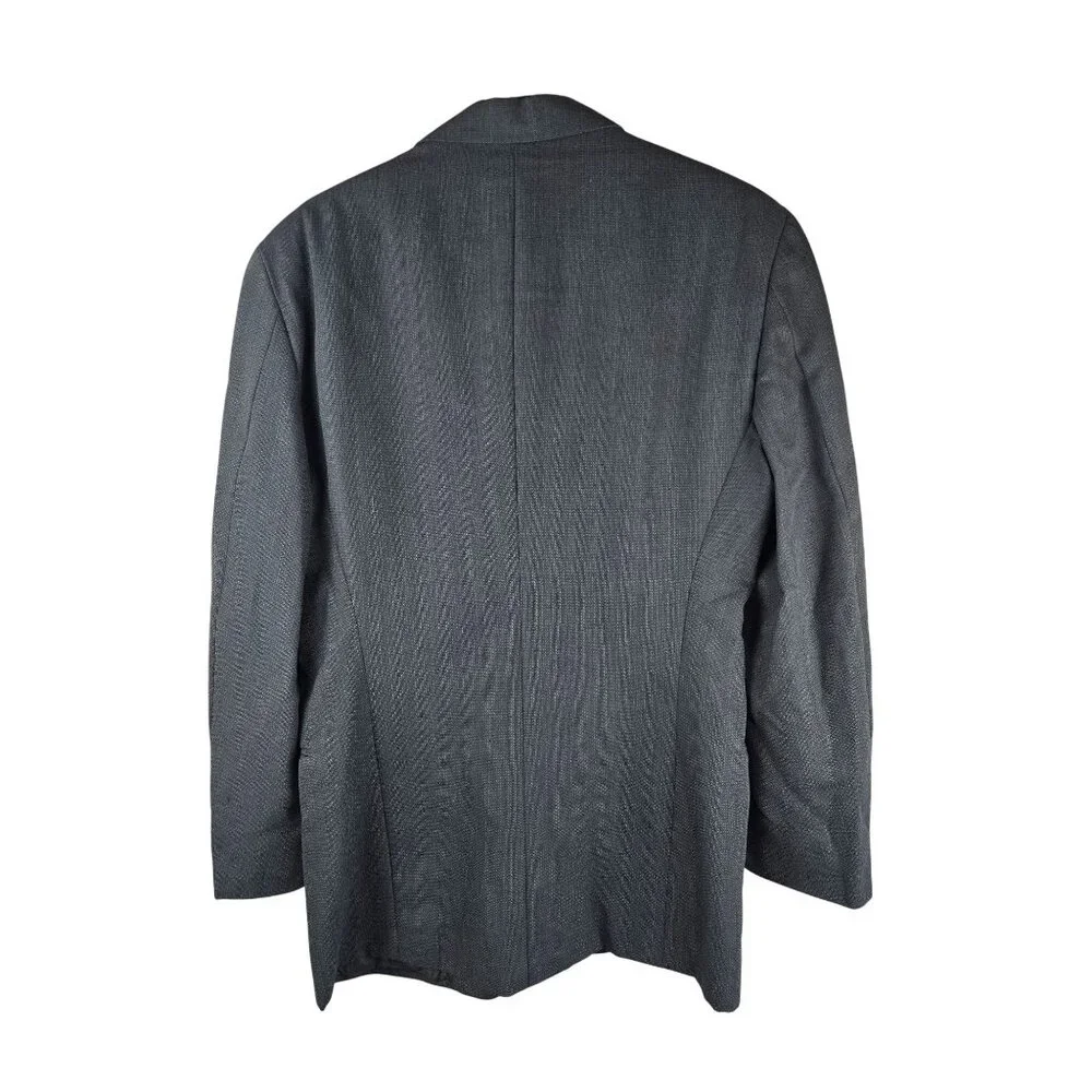 Emporio‎ Armani Antinea SRL Wool Blazer Sz 50 (Medium US) Dark Brown Lightweight